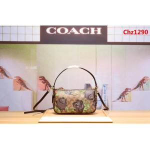 COACH蔻馳 專櫃同步 新料印花斜挎包 時尚百搭款 手提肩背包  Chz1290