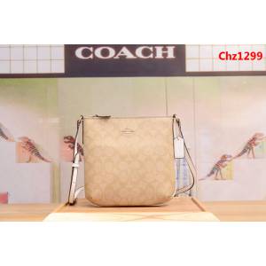 COACH蔻馳 原單正品 35940 新款 頭層牛皮斜挎小包  Chz1299