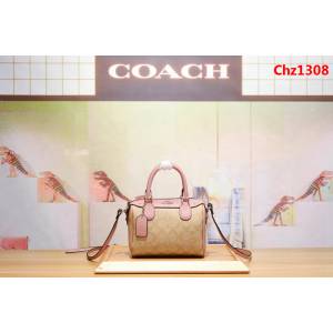 COACH蔻馳 專櫃2018新款 迷你mini波士頓枕頭包 青島代工品質 原版YKK拉鏈 246272  Chz1308
