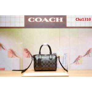 COACH蔻馳 專櫃2018新款 迷你mini波士頓枕頭包 青島代工品質 原版YKK拉鏈 246272  Chz1310