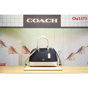 COACH蔻馳 海外代購品質 2018最新顏色 coach24589 全真皮小號貝殼包  Chz1373
