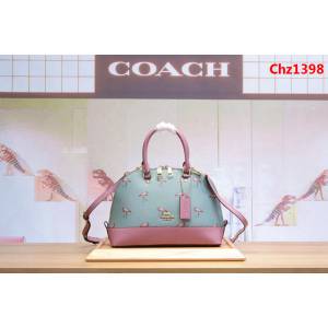 COACH蔻馳 專櫃同步 火烈鳥貝殼包 頂級品質 進口原單手掌紋牛皮 手提肩背包  Chz1398