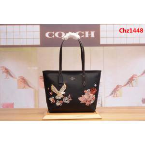 COACH蔻馳 秋冬新款 COACH 蔻馳 35865 新款刺繡 單肩托特TOTE女包  Chz1448