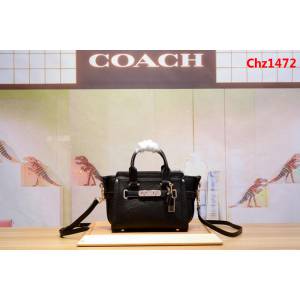 COACH蔻馳 代購正品 全頭層牛皮 swagger小號包 35990 可肩背或斜挎  Chz1472