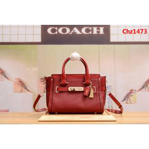 COACH蔻馳 代購正品 全頭層牛皮 swagger小號包 35990 可肩背或斜挎  Chz1473