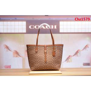 COACH蔻馳 新款32714 2018專櫃新款正品 經典系列款 market tote女款購物袋 拉鏈款子母包  Chz1579