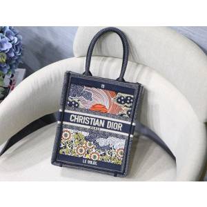 Dior包 迪奧Mini book tote豎版塔羅牌系列 Dior手提包 Dior手腕包  Dyd1127