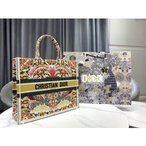 Dior女包 迪奧book tote多色in Lights大號托特包 Dior刺繡購物袋  dfk1818