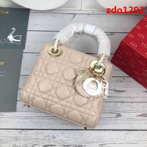 DIOR迪奧 原單系列Dior Mini戴妃新升級 全新鏈條款 手提斜挎包  zdo1292