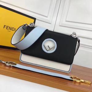FENDI芬迪 大號fendi KAN I手袋 飾以最新FENDI F LOGO 可斜背或手拿 8808  fd1425