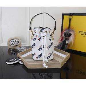 FENDI芬迪 新款 Fendi MINI BUCKET 雙F經典女包 可手提 亦可斜挎 8880  fd1792