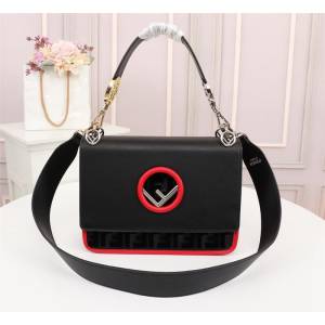 FENDI芬迪 FENDI KAN I手袋 飾以最新FENDI F LOGO 經典雙F圖案 可斜背或手拿  fd1898