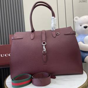 Gucci專櫃古馳最新款男士大號手提托特包 jh2002型號：796761