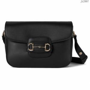 Gucci專櫃古馳最新款Horsebit 1955系列小號肩背包 jh2007型號：815178