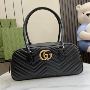 Gucci專櫃古馳最新款MARMONT中號手提包頂柄包 jh2270型號：795218