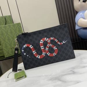 Gucci專櫃古馳最新款Ophidia系列手包男士手拿包 jh2284型號：473904