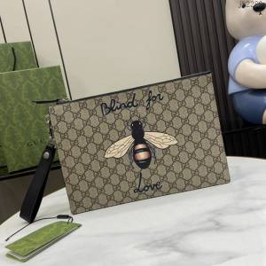 Gucci專櫃古馳最新款Ophidia系列手包男士手拿包 jh2286型號：473904