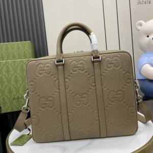 Gucci專櫃古馳最新款超級雙G公事包男士手提公事包 jh2476型號：792264