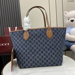 Gucci專櫃古馳最新款Totissima系列中號托特包子母肩背包 jh2606型號：820481