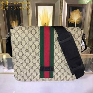 GUCCI 古馳男包 新款 475432 高級人造革 郵差包 Gucci男包 Gucci單肩斜挎包