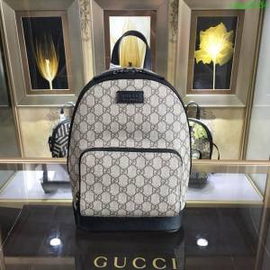 GUCCI 古馳女包 新款 429020 雙G帆布雙肩包 Gucci女款背包