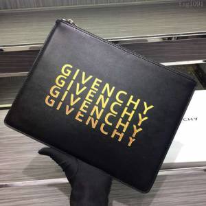 GlVENCHY紀梵希 2018最新 熱賣款式 專櫃品質 頂級進口牛皮 原版五金 拉鏈手包 091888  tsg1091