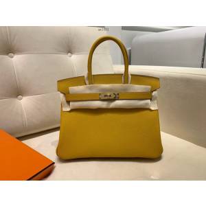 Hermes女包 愛馬仕Birkin Hermes鉑金包 togo小牛皮 半手工蠟線縫製 Hermes手提女包  am1881