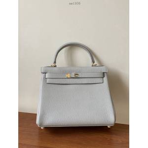 Hermes女包 愛馬仕kelly包 togo皮 蠟線手工縫製 Hermes經典款凱莉手提包  am1936