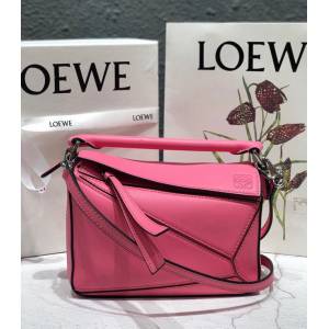 LOEWE爆款包包 羅意威迷你mini puzzle幾何拼接手提斜挎包 10173  tcl1175