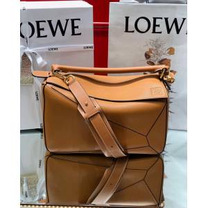 LOEWE經典爆款包包 羅意威中號Puzzle拼接手提斜挎包 10171  tcl1299