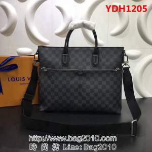 路易威登LV頂級原單N41564Monogram Macassar通勤手袋 Damier Graphite帆布 YDH1205