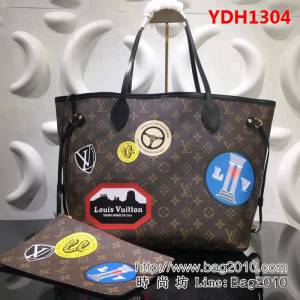 路易威登LV頂級原單2018最新徽章M42844旅行袋系列 YDH1304
