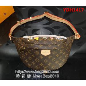 路易威登LV頂級原單M43644Louis Vuitton Paris彩色腰包 可單肩背挎或斜挎 YDH1417