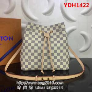 路易威登LV頂級原單M44020 白格 Noé系列新潮水桶包 YDH1422