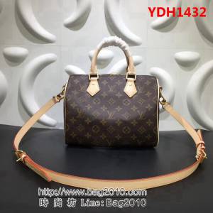 路易威登LV頂級原單Speedy25手袋 M40390枕頭小旅行包 輕巧經典 YDH1432