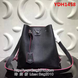 路易威登LV頂級原單M54677 黑色 風格優雅 時尚桶包 YDH1458
