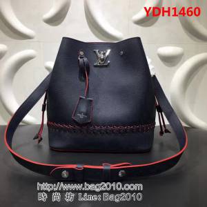 路易威登LV頂級原單M54677 藍色時尚桶包 風格優雅 YDH1460