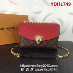 路易威登LV頂級原單SAINT PLACIDE M43715 金色鏈條手袋 YDH1749