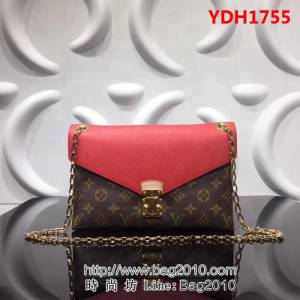 路易威登LV頂級原單SAINT PLACIDE M43715 金色鏈條手袋 YDH1755