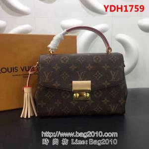 路易威登LV頂級原單CROISETTE手袋 N41581 可手持 肩挎 YDH1759