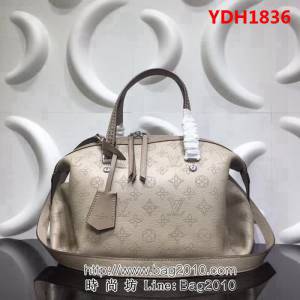 路易威登LV頂級原單M54673杏 2018新款Mahina Asteria手袋 YDH1836