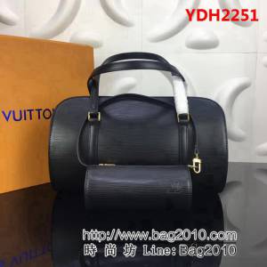 路易威登LV頂級原單 M52222黑色 vintage限量EPl子母包 (鑼鼓包) YDH2251