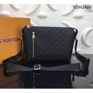 路易威登LV 頂級原單 N42416 小號郵差包 Damier Infini格紋牛皮 男款斜挎包  YDH2400
