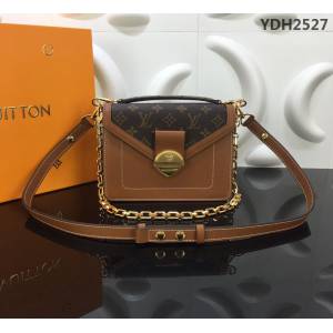 路易威登LV 頂級原單 M44386 BIFACE手袋 2019早春系列新品 Monogram 塗層帆布與小牛皮 潮流風尚 鏈條單肩斜挎包  YDH2527