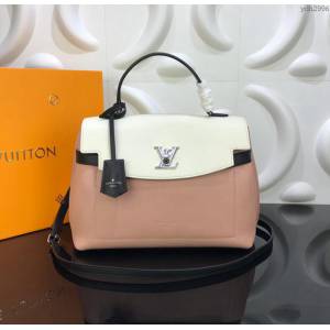 LV女包 M52787玫瑰粉 路易威登Lockme Ever手袋 LV單手柄包 LV手腕包 LV斜挎女包  ydh2996