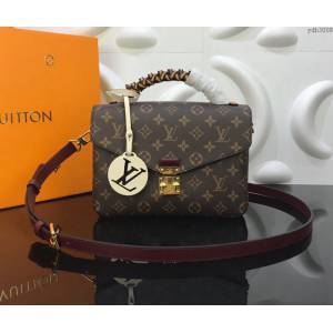 LV女包 M44669 路易威登 Pochette Metis手袋 LV手工編織單手柄包 LV老花包 LV斜挎女包  ydh3008