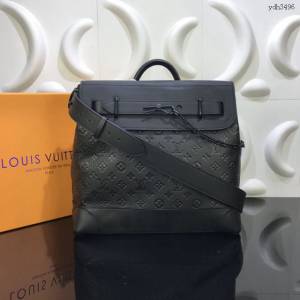 LV包 lv男包 M55701 Steamer小號手袋 LV路易威登新款軟盒子包  ydh3496