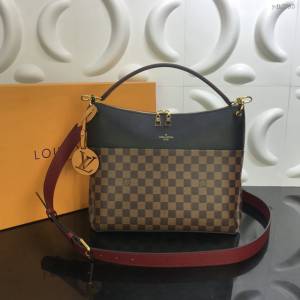 路易威登LV女包 N40369 2020秋季 Maida手袋 lv新款棋盤格拼小牛皮手袋  ydh3793