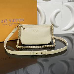 LOUIS VUITTON專櫃新款包包 路易威登Multi Pochette Accessoires斜挎包 LV雙包雙鏈女包  ydh4121