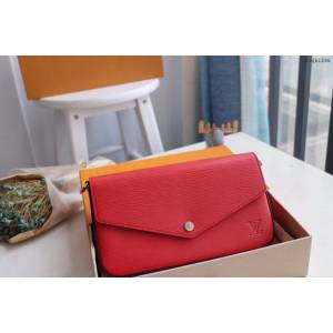lv女包 M62467 水波紋 Pochette Felicie錢夾 lv小斜挎包  lvqb1336